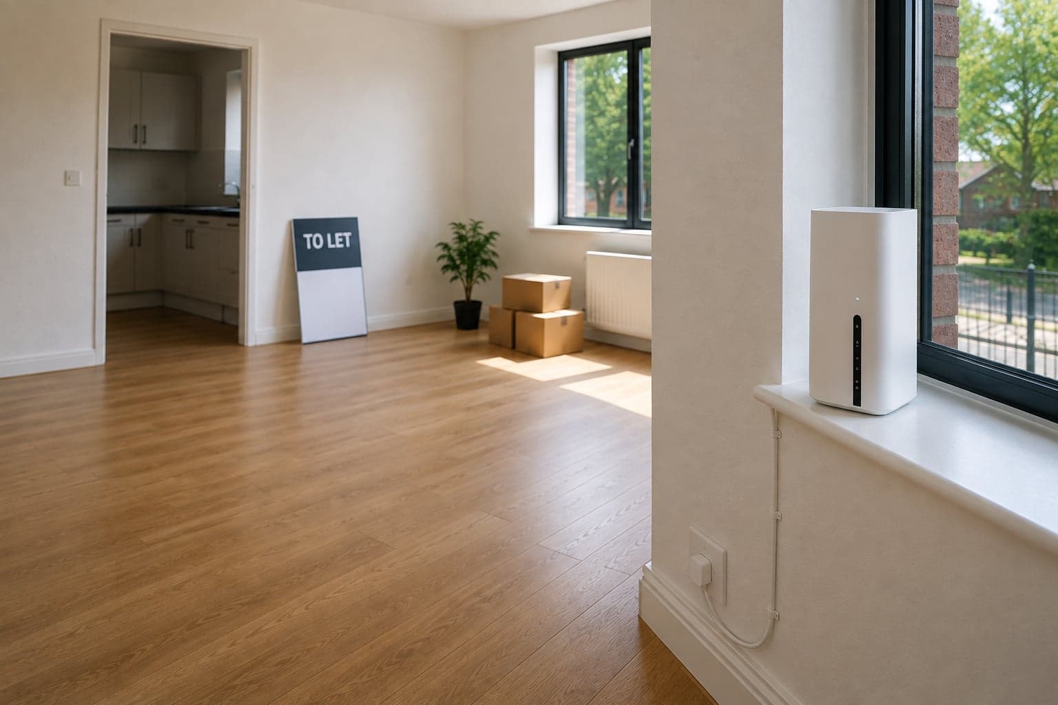 WiFi for empty properties, on demand.